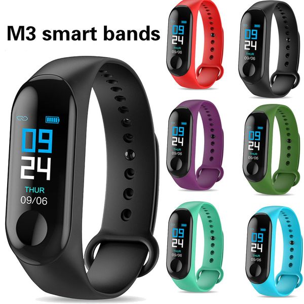 m3 fitness smart bracelet ip67 waterproof heart rate monitor sleep monitoring smartwatch pk mi smart bands wristbands detachable for gift
m3 fitness smart bracelet ip67 waterproof heart rate monitor sleep monitoring smartwatch pk mi smart bands wristbands detachable for gift