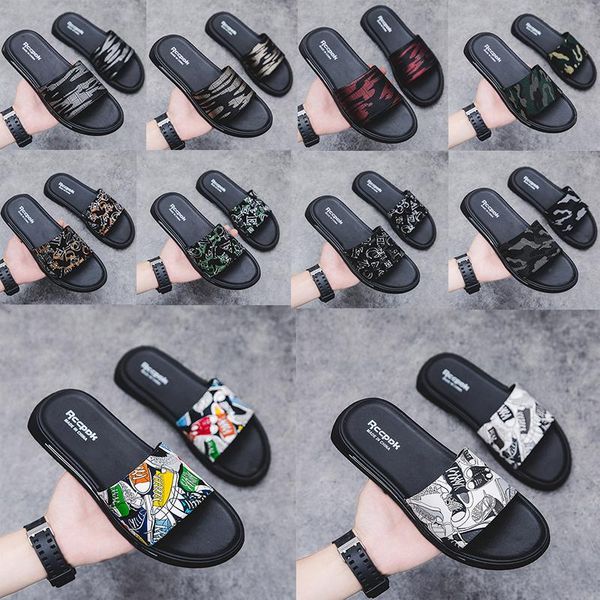 good qualtity men's shoes sandals and slippers street hip-hop new sports tide brand word drag non-slip indoor and outdoor wear beach sh, Black
good qualtity men's shoes sandals and slippers street hip-hop new sports tide brand word drag non-slip indoor and outdoor wear beach sh, Black