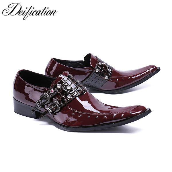 fashion wine red gentleman wedding dress shoes square toe sepatu pria chic buckle straps men shoes leather flats zapatos hombre, Black
fashion wine red gentleman wedding dress shoes square toe sepatu pria chic buckle straps men shoes leather flats zapatos hombre, Black