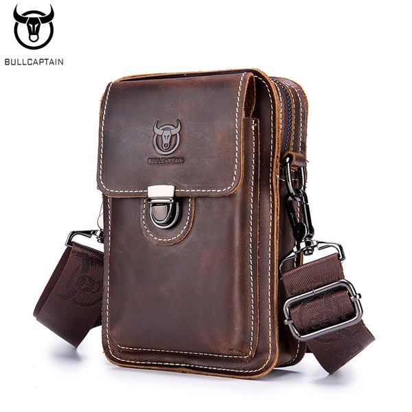 waist bags bullcaptain men's leather casual wear belt mobile phone bag head layer cow trend multi-function shoulder messenger
waist bags bullcaptain men's leather casual wear belt mobile phone bag head layer cow trend multi-function shoulder messenger