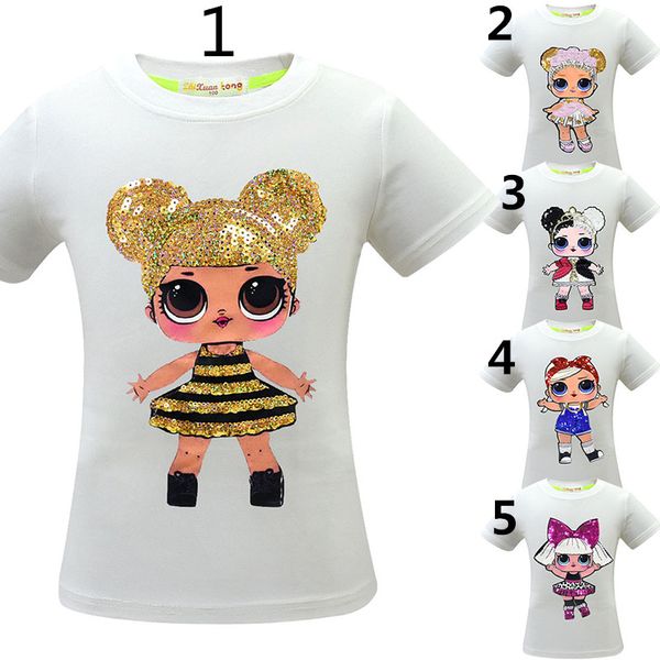 Kids Girls T Shirt Surprise Doll Shirts Cartoon Cotton Summer Short Sleeves Costume Children Clothing New
Kids Girls T Shirt Surprise Doll Shirts Cartoon Cotton Summer Short Sleeves Costume Children Clothing New