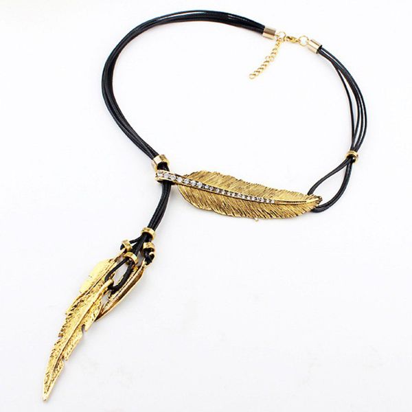 fashion necklace feather pendants necklace vintage women men jewelry, Silver
fashion necklace feather pendants necklace vintage women men jewelry, Silver