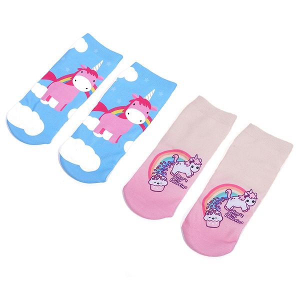 2pcs/pair warm soft print unicorn socks women kids cute ankle cartoon spring autumn short socks, Pink;yellow 
2pcs/pair warm soft print unicorn socks women kids cute ankle cartoon spring autumn short socks, Pink;yellow