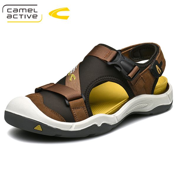 camel active 2019 new men's shoes genuine leather sandals men natural cowhide leather casual shoes beach outdoor non-slip, Black
camel active 2019 new men's shoes genuine leather sandals men natural cowhide leather casual shoes beach outdoor non-slip, Black