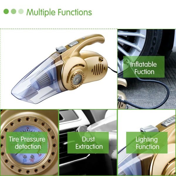 4 in1 multi-function wet dry car vacuum cleaner portable car air compressor tire
4 in1 multi-function wet dry car vacuum cleaner portable car air compressor tire
