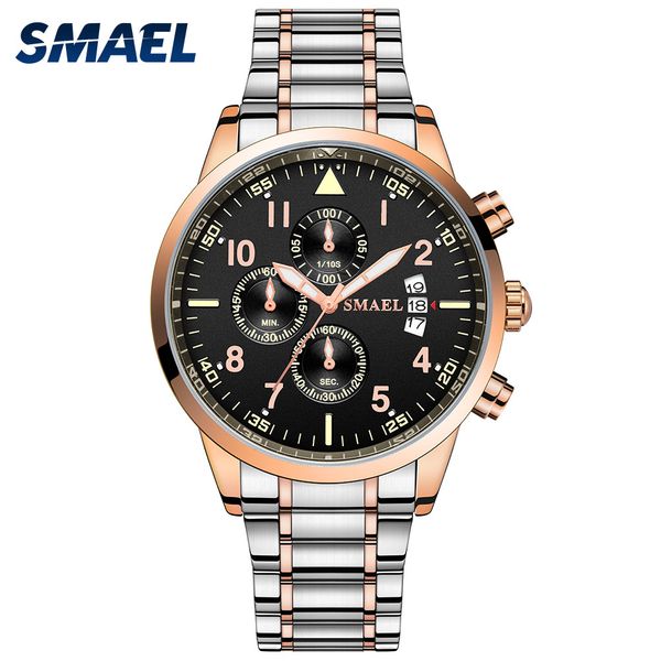 quartz men watches 30m waterproof clock quartz movement stainless steel band calendar wristwatches 9132 fashion men watch 2020, Slivery;brown
quartz men watches 30m waterproof clock quartz movement stainless steel band calendar wristwatches 9132 fashion men watch 2020, Slivery;brown