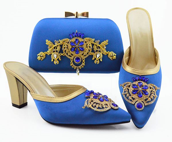 High quality blue women dress shoes match handbag set with rhinestone and metal decoration african pumps and bag QSL009,heel 9CM
High quality blue women dress shoes match handbag set with rhinestone and metal decoration african pumps and bag QSL009,heel 9CM
