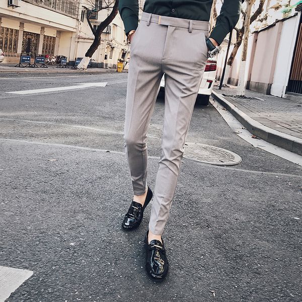 nice autumn new fashion gentleman wind casual pants male street cropped wild fashion striped men british style trousers, White;black
nice autumn new fashion gentleman wind casual pants male street cropped wild fashion striped men british style trousers, White;black