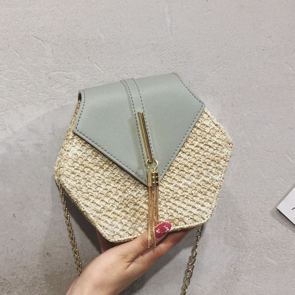bohemian new fashion hexagon multi-style straw + pu handbag handbag summer rattan handmade beach woven round
bohemian new fashion hexagon multi-style straw + pu handbag handbag summer rattan handmade beach woven round