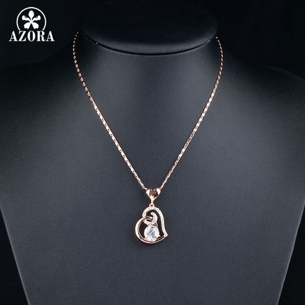 fashion-rose gold color stellux crystals heart pendant necklace for valentine's day of love tn0009 jewerly christmas gift, Silver
fashion-rose gold color stellux crystals heart pendant necklace for valentine's day of love tn0009 jewerly christmas gift, Silver