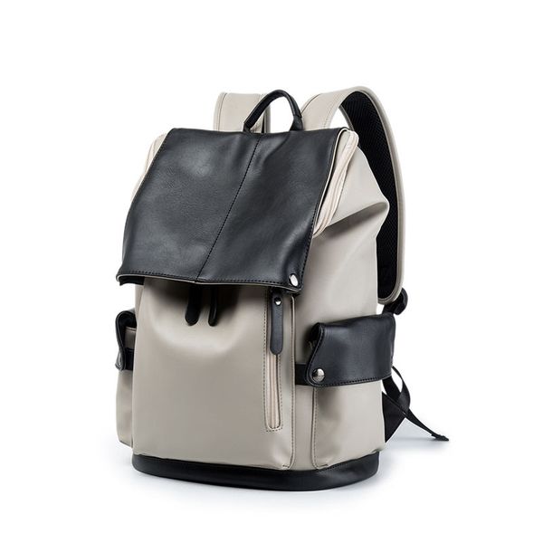 2019 color beige white shoulder bag men's bag backpack fashion trend computer shoulder
2019 color beige white shoulder bag men's bag backpack fashion trend computer shoulder