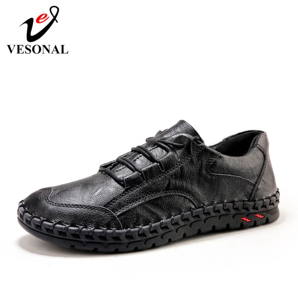 vesonal 2019 spring classic vintage handmade genuine leather men shoes oxfords comfortable male casual sneakers big size, Black
vesonal 2019 spring classic vintage handmade genuine leather men shoes oxfords comfortable male casual sneakers big size, Black