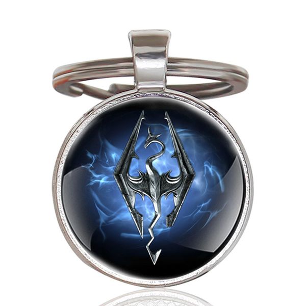 fashion the elder scrolls v skyrim art glass cabochon key chains classic men women key rings silver jewelry gifts
fashion the elder scrolls v skyrim art glass cabochon key chains classic men women key rings silver jewelry gifts