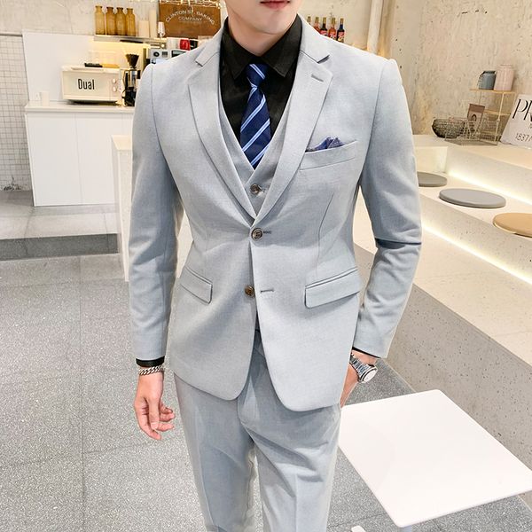 3pcs men suit fashion 2020 business formal wear suit men slim fit plus size wedding suits for clothing 5xl-s, White;black
3pcs men suit fashion 2020 business formal wear suit men slim fit plus size wedding suits for clothing 5xl-s, White;black