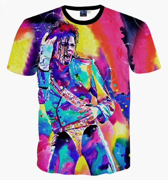 new king of rock and roll michael jackson t shirt men women funny 3d print summer short sleeve o neck crewneck casual a78, White;black
new king of rock and roll michael jackson t shirt men women funny 3d print summer short sleeve o neck crewneck casual a78, White;black