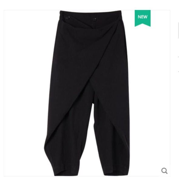 27-46 new 2019 men's clothing gd hair stylist original designer linen harem pants plus size costumes, Black
27-46 new 2019 men's clothing gd hair stylist original designer linen harem pants plus size costumes, Black