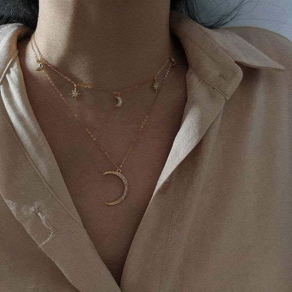 2019 new gold color torques for women long moon torques laces velvet fashion jewelry gift, Silver
2019 new gold color torques for women long moon torques laces velvet fashion jewelry gift, Silver