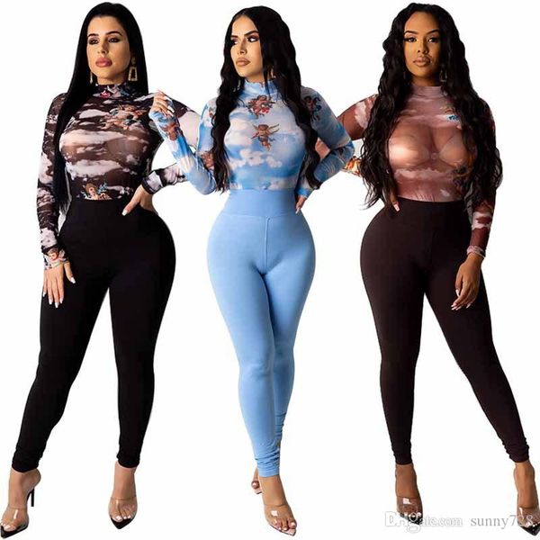 ew arrivals printing fashion lady party outfits long sleeves o neck skinny t shirt stretchy pants two pieces suits for sports tracksuit, Gray
ew arrivals printing fashion lady party outfits long sleeves o neck skinny t shirt stretchy pants two pieces suits for sports tracksuit, Gray