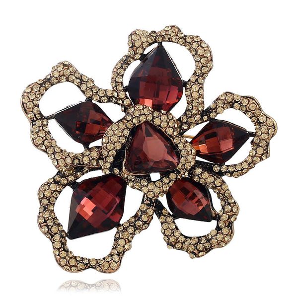 explosive european and american fashion clothing creative high-quality pin and hollow flower brooch, Gray
explosive european and american fashion clothing creative high-quality pin and hollow flower brooch, Gray