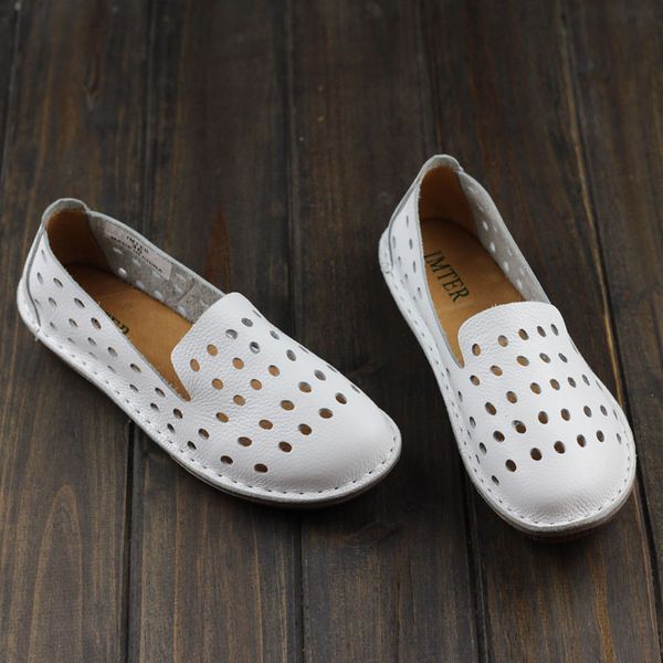women's shoes hand-made genuine leather flats plain toe slip on ladies flat shoes casual female footwear (1957-3, Black
women's shoes hand-made genuine leather flats plain toe slip on ladies flat shoes casual female footwear (1957-3, Black