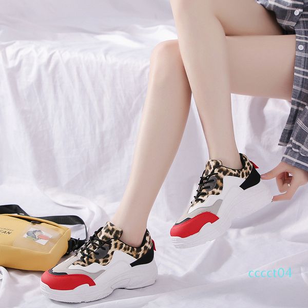 women casual shoes spring match colors leopard print sneakers thick bottom fashion brand women flats lace up female daddy shoes ct04, Black
women casual shoes spring match colors leopard print sneakers thick bottom fashion brand women flats lace up female daddy shoes ct04, Black