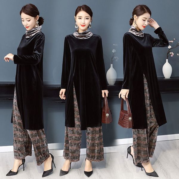 asia & pacific women clothing velvet korea style pant sets spring autumn suit oriental vestido elegant asia ethnic costume, Red
asia & pacific women clothing velvet korea style pant sets spring autumn suit oriental vestido elegant asia ethnic costume, Red