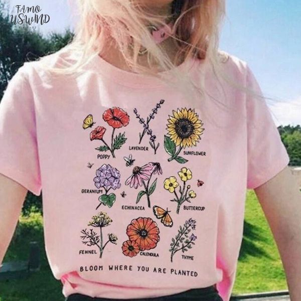 bloom where you are planted botanical flower women t shirt cotton sunflowers oversized colorful graphic tee girls tee, White
bloom where you are planted botanical flower women t shirt cotton sunflowers oversized colorful graphic tee girls tee, White