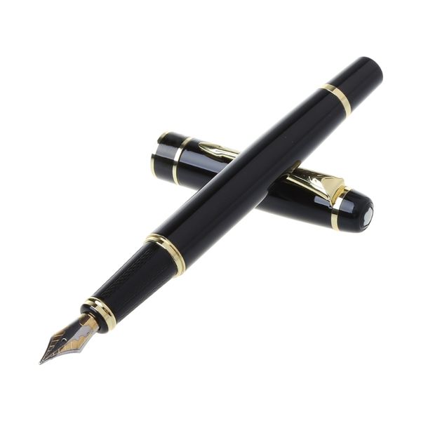 0.5mm fountain pen hero black with golden trim standard nib fountain pen gift stationery
0.5mm fountain pen hero black with golden trim standard nib fountain pen gift stationery