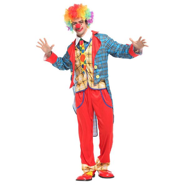 theme costume men naughty plaid tuxedo circus clown costumes halloween purim party carnival masquerade mardi gras cosplay outfit, Black;red
theme costume men naughty plaid tuxedo circus clown costumes halloween purim party carnival masquerade mardi gras cosplay outfit, Black;red