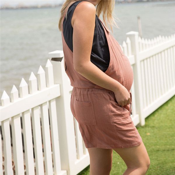 women's maternity cotton pockets sleeveless loose short rompers jumpsuit loose short jumpsuit pregnant woman jumpsuit, Black
women's maternity cotton pockets sleeveless loose short rompers jumpsuit loose short jumpsuit pregnant woman jumpsuit, Black