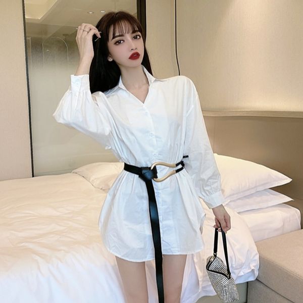 autumn 2020 new lapel cardigan irregular french niche hepburn wind white skirt shirt dress women, White;black
autumn 2020 new lapel cardigan irregular french niche hepburn wind white skirt shirt dress women, White;black