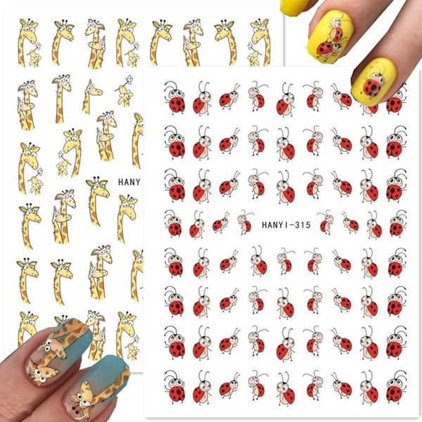 3d nail sticker art hanyi- 66 67 693 315 cartoon design nail decal back glue diy art decoration tools for wraps, Black
3d nail sticker art hanyi- 66 67 693 315 cartoon design nail decal back glue diy art decoration tools for wraps, Black