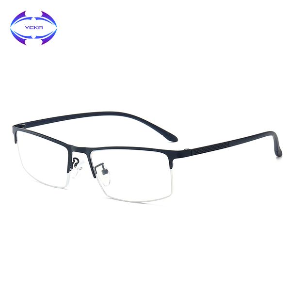 vcka anti blue light reading glasses men hyperopia presbyopic metal half frame frame eyewear with diopter +1.0 to 4.0, White;black
vcka anti blue light reading glasses men hyperopia presbyopic metal half frame frame eyewear with diopter +1.0 to 4.0, White;black