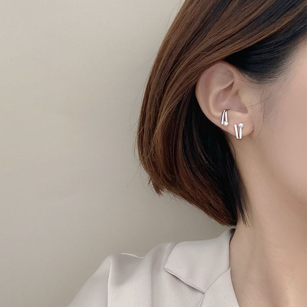 lism real silver 925 sterling silver personality hook double layer design pearl stud earrings for women 2020 new fashion jewelry, Golden;silver
lism real silver 925 sterling silver personality hook double layer design pearl stud earrings for women 2020 new fashion jewelry, Golden;silver