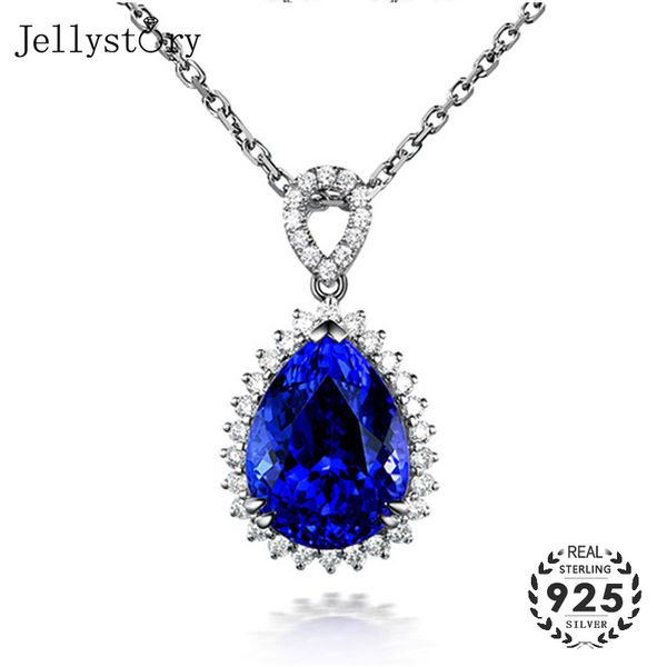 jellystory мода стерлингового серебра 925 ожерелье с формой капли воды сапфир циркон драгоценный камень кулон для женщин свадебные украшения, Silver
jellystory мода стерлингового серебра 925 ожерелье с формой капли воды сапфир циркон драгоценный камень кулон для женщин свадебные украшения, Silver