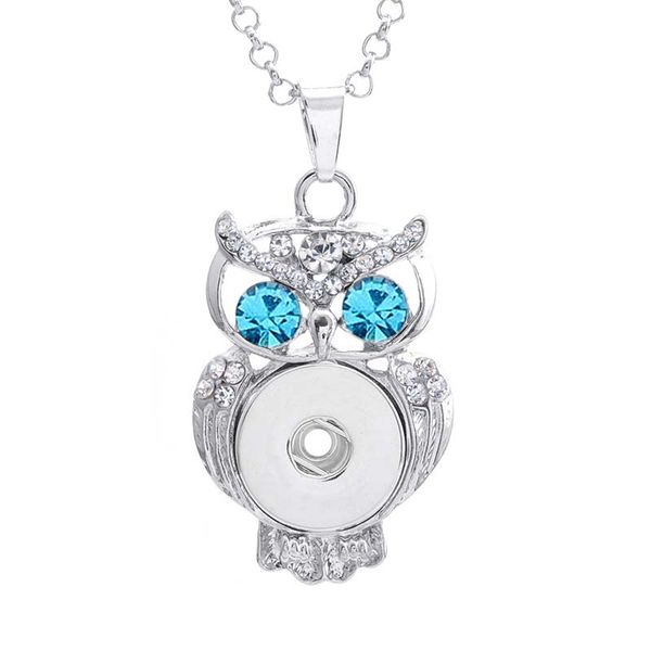 fashion interchangeable metal flower owl ginger crystal necklace 125 fit 18mm snap button pendant necklace charm jewelry for women gift, Silver
fashion interchangeable metal flower owl ginger crystal necklace 125 fit 18mm snap button pendant necklace charm jewelry for women gift, Silver