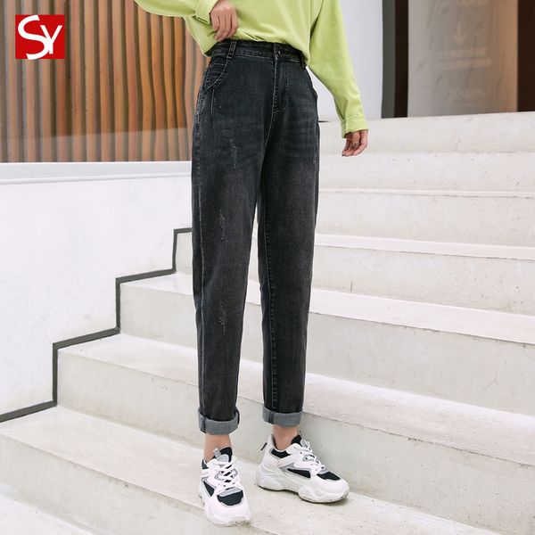 jeans straight tube loose slim 2020 spring and autumn new versatile with harlan turnip pants high-waisted dad pants, Blue
jeans straight tube loose slim 2020 spring and autumn new versatile with harlan turnip pants high-waisted dad pants, Blue