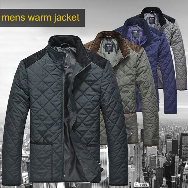 lesmart mens winter autumn spring cotton padded coat warm quilted jacket lightweigh windproof patchwork plus big-tall parka, Black 
lesmart mens winter autumn spring cotton padded coat warm quilted jacket lightweigh windproof patchwork plus big-tall parka, Black