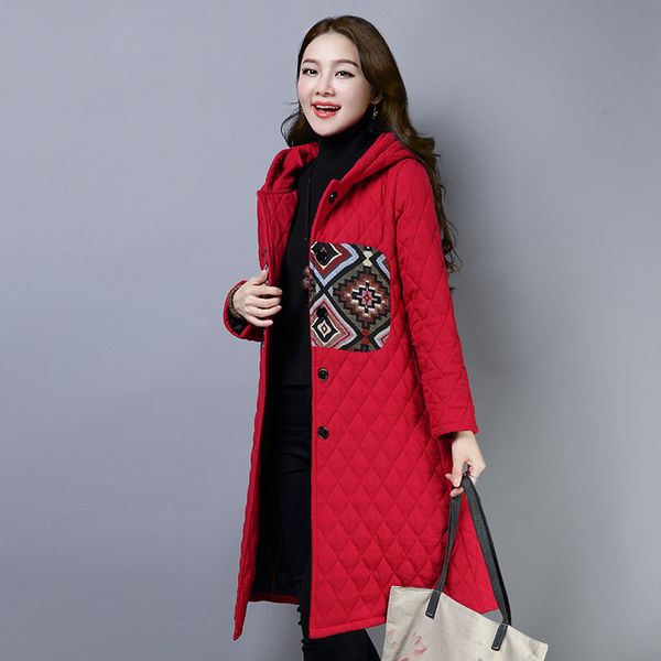2018 winter new style literature and art ethnic-style hooded mid-length cotton linen large size cotton-padded clothes thick cott, Blue;black
2018 winter new style literature and art ethnic-style hooded mid-length cotton linen large size cotton-padded clothes thick cott, Blue;black