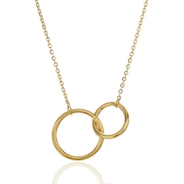 2020 new products accessories stainless steel chain circle mother & daughter buckle shuanghuan necklace valentine's day gift, Black
2020 new products accessories stainless steel chain circle mother & daughter buckle shuanghuan necklace valentine's day gift, Black