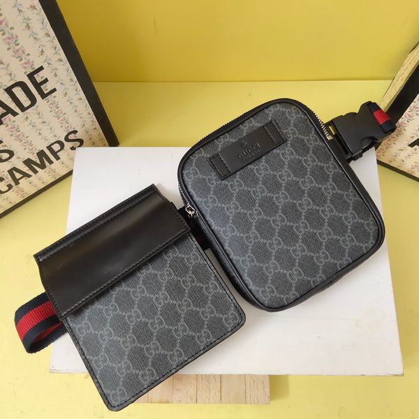 classic zipper waist bag for men with two pockets luxury crossbody chest bags for women man real leather pvc camera bag size 33*17*4cm
classic zipper waist bag for men with two pockets luxury crossbody chest bags for women man real leather pvc camera bag size 33*17*4cm