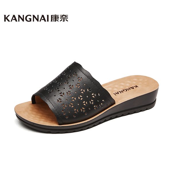 slippers kangnai women flip flops black woman genuine leather outdoor comfortable beach shoes summer flat
slippers kangnai women flip flops black woman genuine leather outdoor comfortable beach shoes summer flat