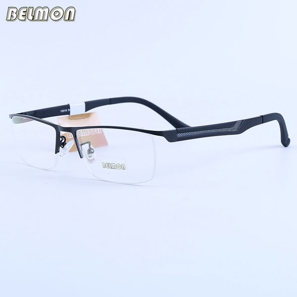 belmon eyeglasses frame men computer optical prescription myopia nerd clear lens eye glasses spectacle frame for male 12020, Black
belmon eyeglasses frame men computer optical prescription myopia nerd clear lens eye glasses spectacle frame for male 12020, Black