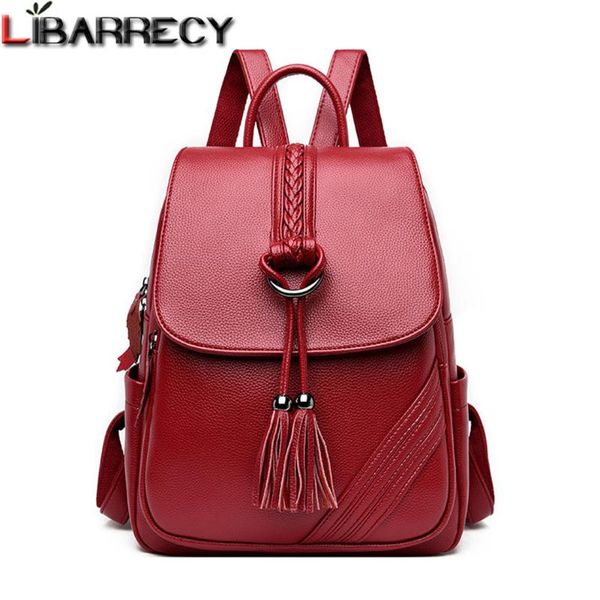 braided tassel backpack female leather women's backpack large capacity school shoulder bag for girls anti-theft travel bag
braided tassel backpack female leather women's backpack large capacity school shoulder bag for girls anti-theft travel bag