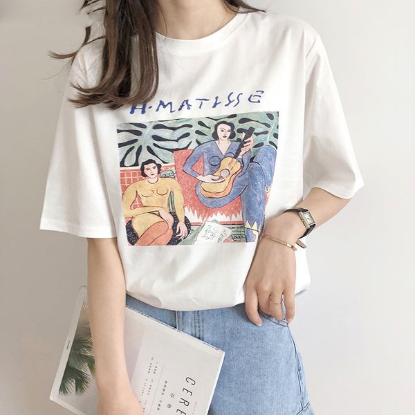style gitar print women t-shirt short sleeve loose cotton 2020 female basic shirt spring summer ladies tees, White
style gitar print women t-shirt short sleeve loose cotton 2020 female basic shirt spring summer ladies tees, White