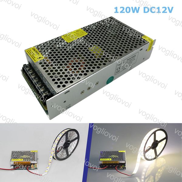 led transformer 120w dc12v 10a or dc24v 5a aluminum silvery led driver power adapter for 3528 5050 5730 led strip light dhl
led transformer 120w dc12v 10a or dc24v 5a aluminum silvery led driver power adapter for 3528 5050 5730 led strip light dhl