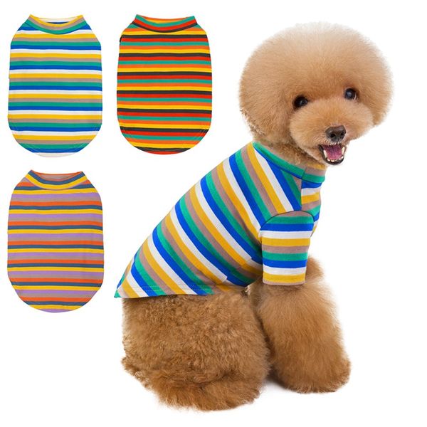 pet autumn and winter colorful knitting costume clothes small and medium dogs striped sweater for small dogs puppy clothes
pet autumn and winter colorful knitting costume clothes small and medium dogs striped sweater for small dogs puppy clothes