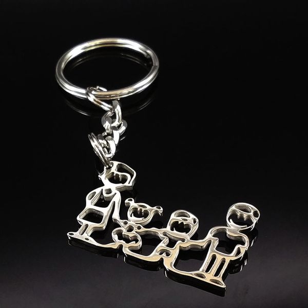 2019 family boy girl stainless steel key rings jewelry silver color parents kids keychain gifts
2019 family boy girl stainless steel key rings jewelry silver color parents kids keychain gifts
