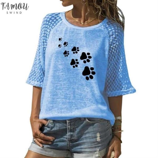 new fashion t shirt for women lace crew neck t shirt dog paw letters print t shirt women summer v neck, White
new fashion t shirt for women lace crew neck t shirt dog paw letters print t shirt women summer v neck, White