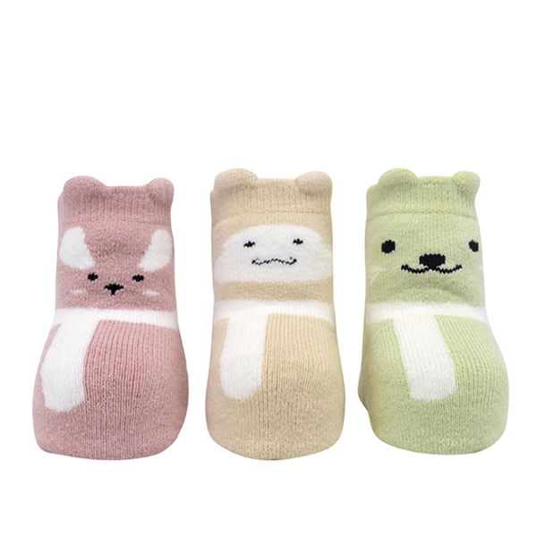 3 pairs of children's socks cotton padded baby terry socks autumn and winter cotton baby pine mouth cartoon towel tube, Pink;yellow
3 pairs of children's socks cotton padded baby terry socks autumn and winter cotton baby pine mouth cartoon towel tube, Pink;yellow